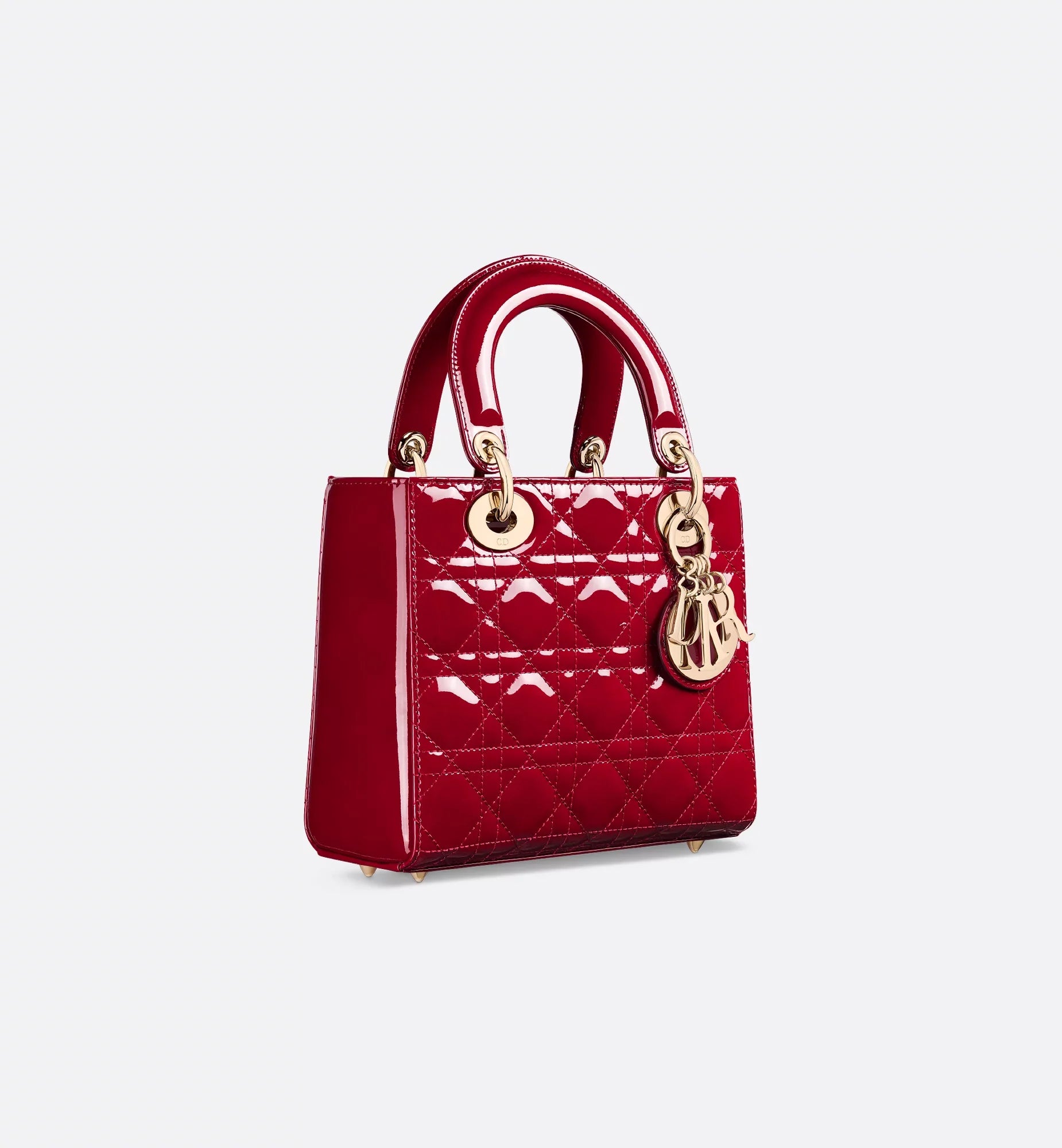 Small Lady Dior My ABCDior Bag ليدي ديور ماي ايه بي احمر