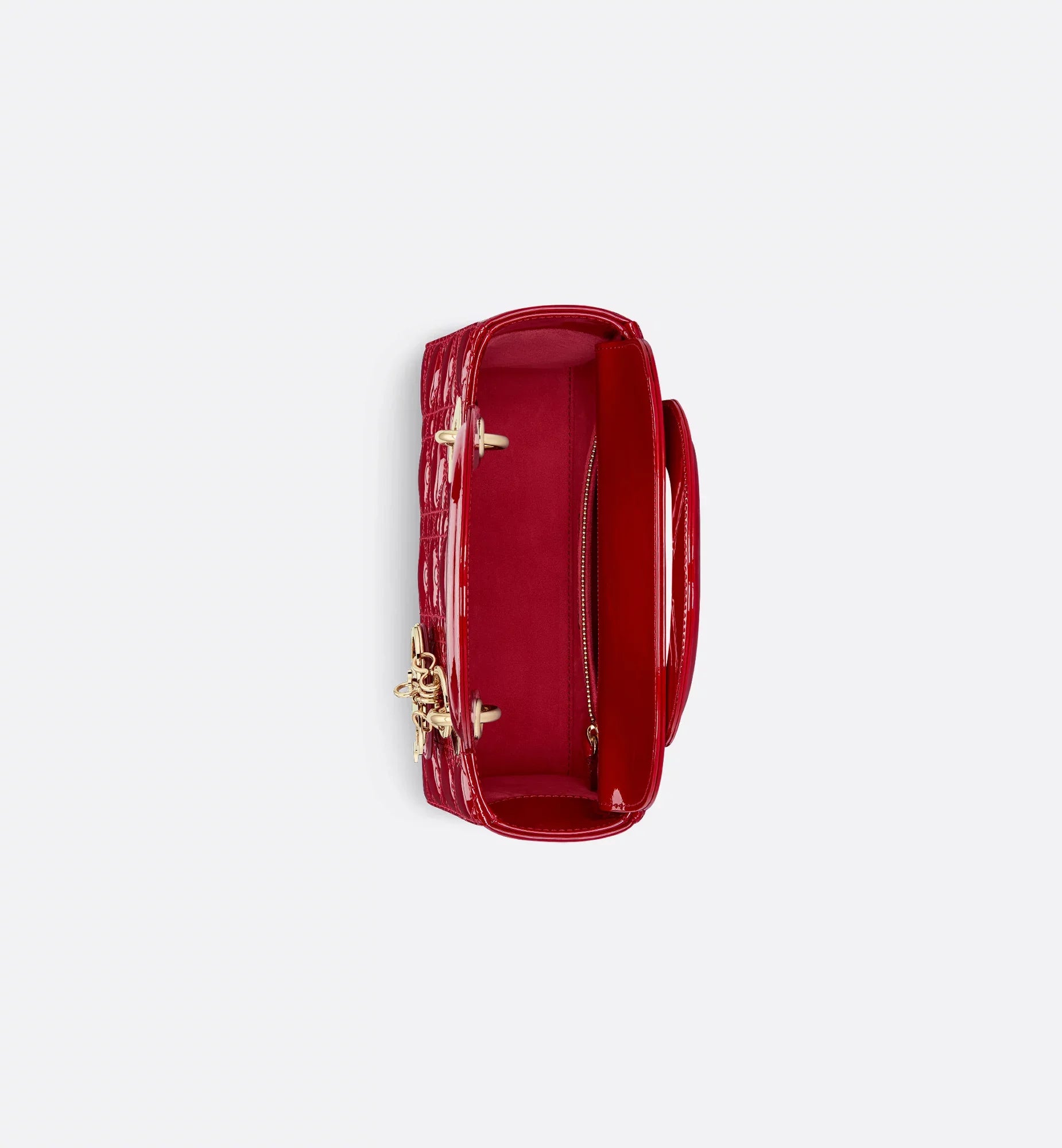 Small Lady Dior My ABCDior Bag ليدي ديور ماي ايه بي احمر