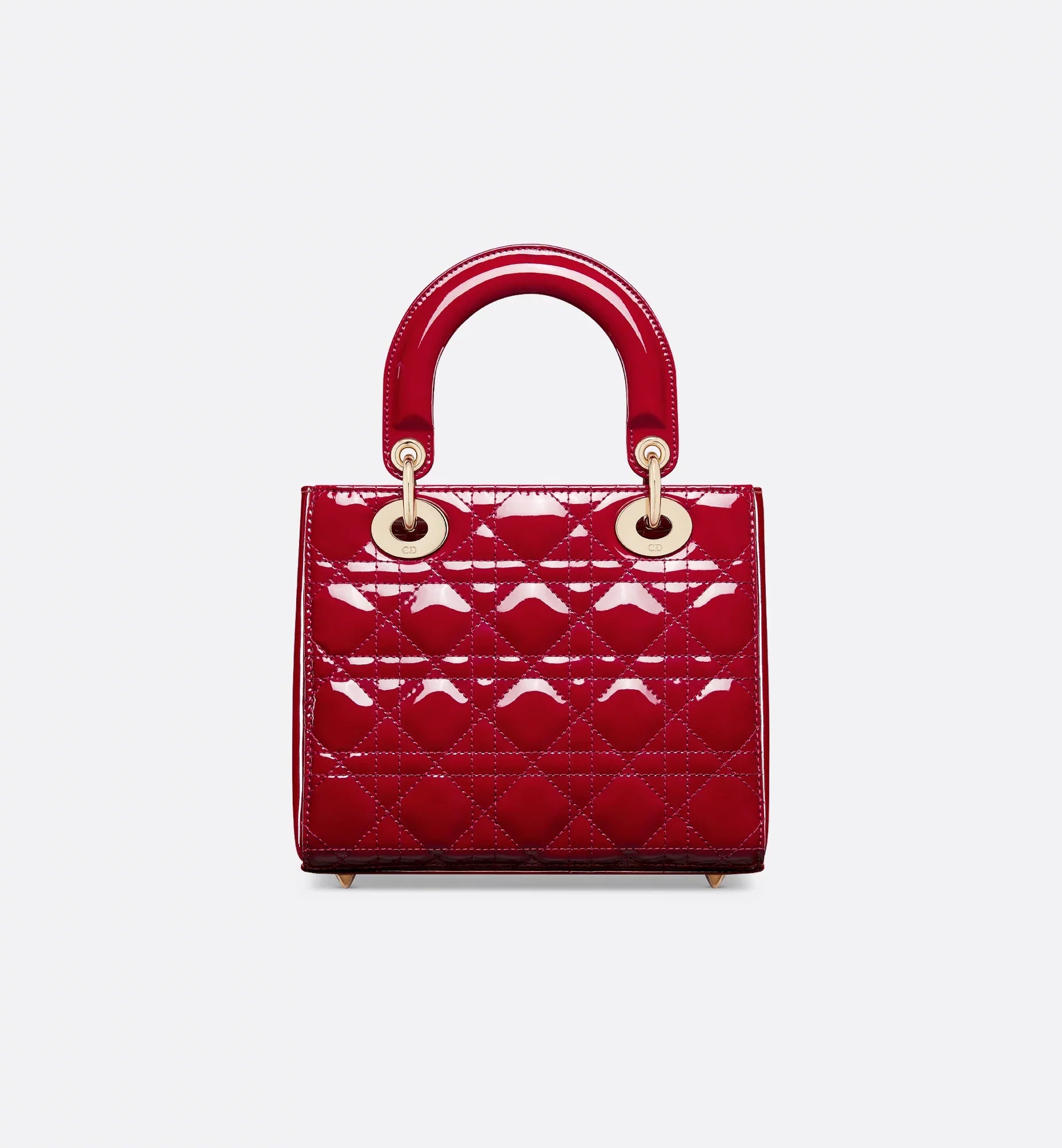 Small Lady Dior My ABCDior Bag ليدي ديور ماي ايه بي احمر