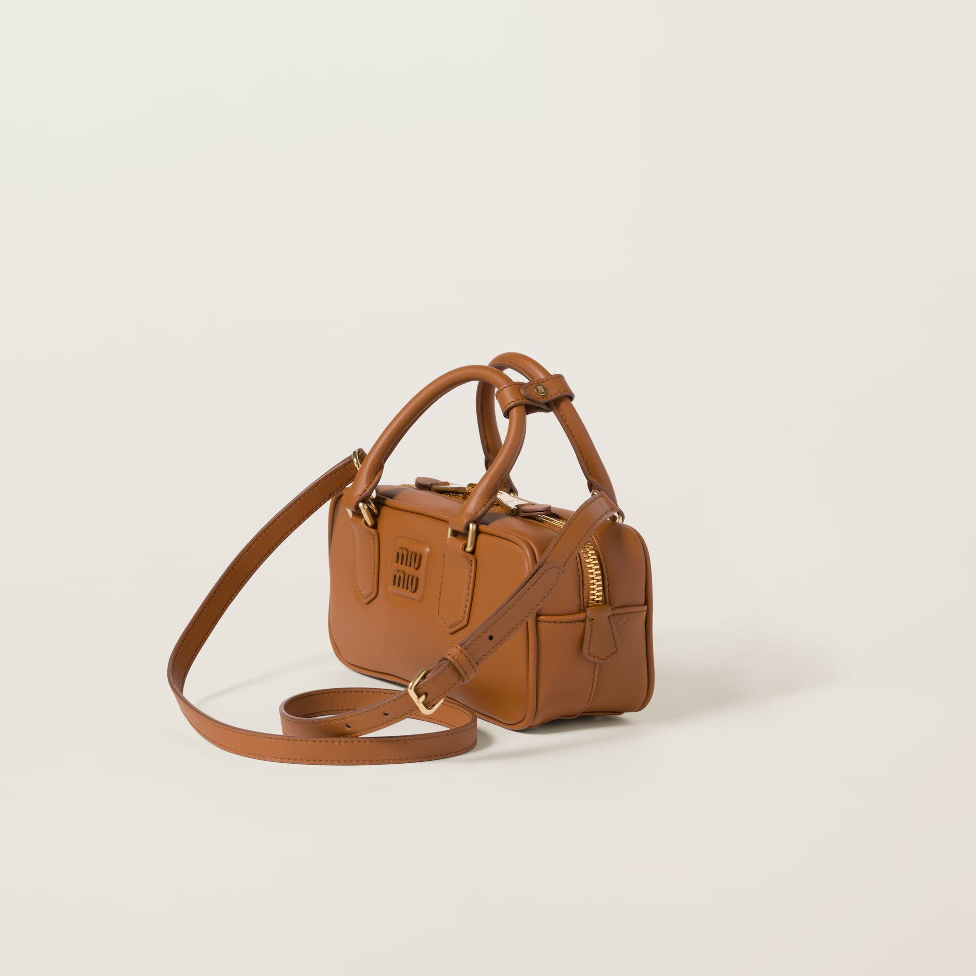 Miu Miu Arcadie leather bag ( REGULAR) Cognac Color