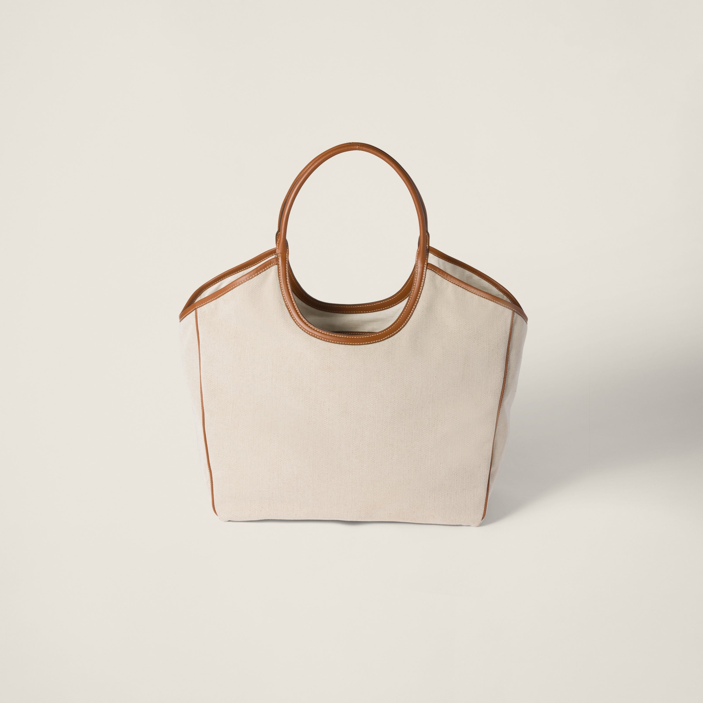 Miu Miu IVY canvas and leather bag (Large)