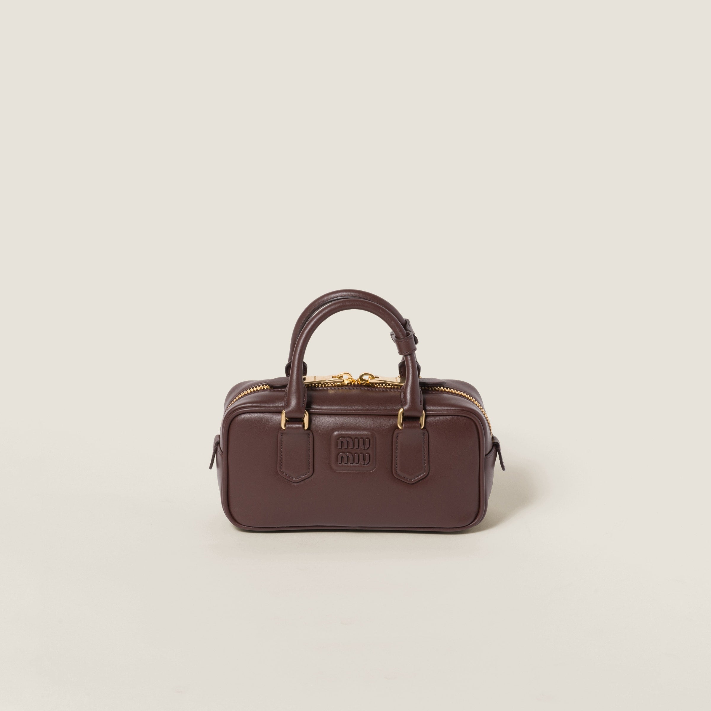 Miu Miu Arcadie leather Briarwood (Regular)