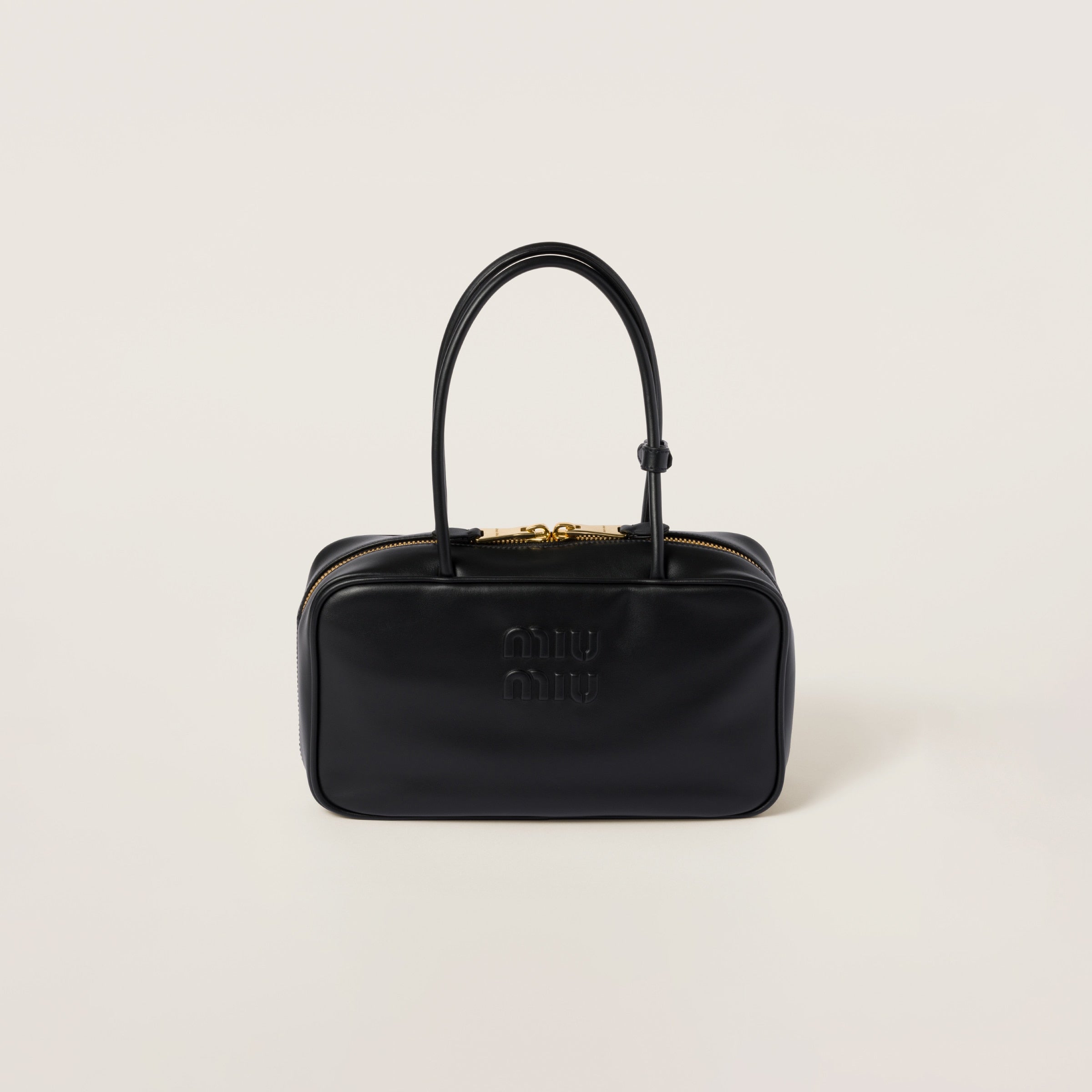 Miu Miu Beau leather top-handle bag Black (Medium)