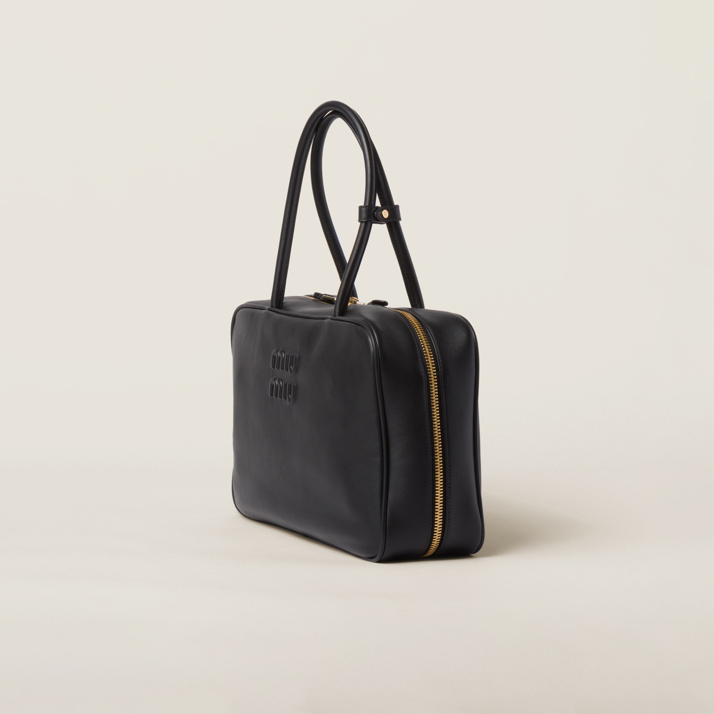 Miu Miu Leather Beau bag Black (Large)