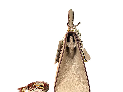 Hermès Kelly 20 Sellier Bag in Beige Epsom Leather with Gold Hardware 22 cm