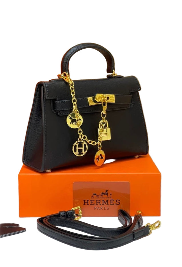 Hermès Kelly 20 Sellier Bag in Black Epsom Leather with Gold Hardware 22 cm