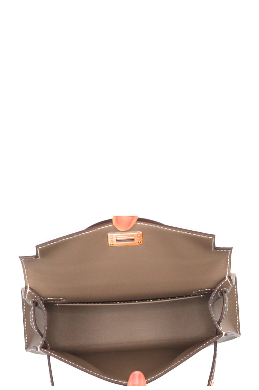 Hermès Kelly 20 Sellier Bag in Beige Epsom Leather with Gold Hardware 22 cm