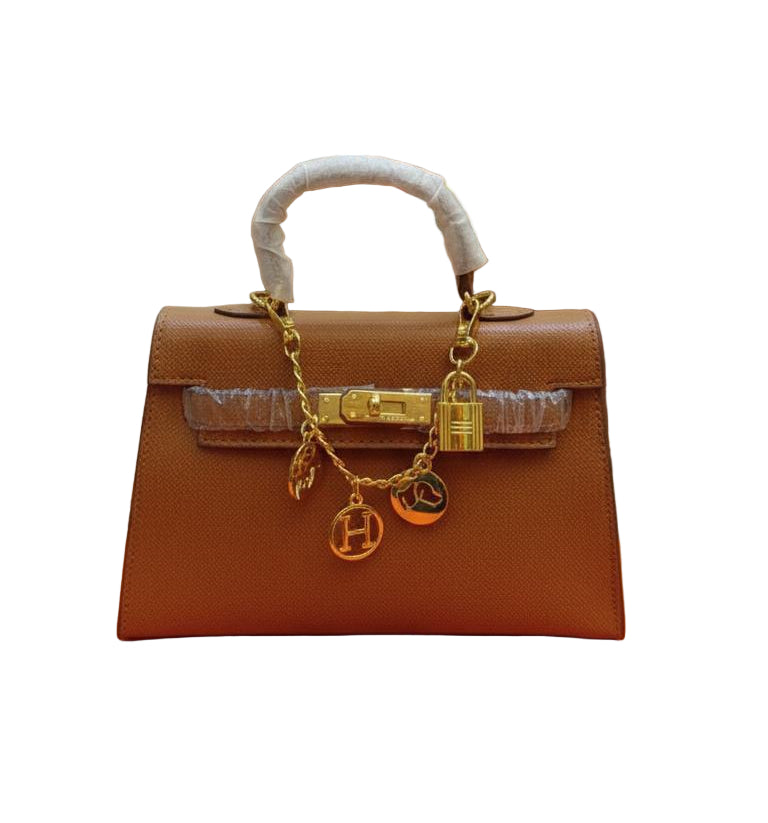 Hermès Kelly 20 Sellier Bag in Cognac  Epsom Leather with Gold Hardware 22 cm