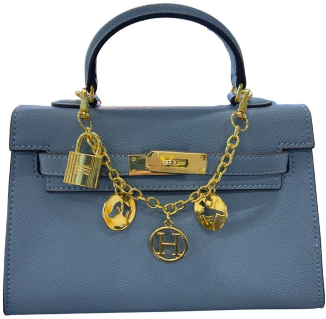 Hermès Kelly 20 Sellier Bag in Light Grey Epsom Leather with Gold Hardware 22 cm