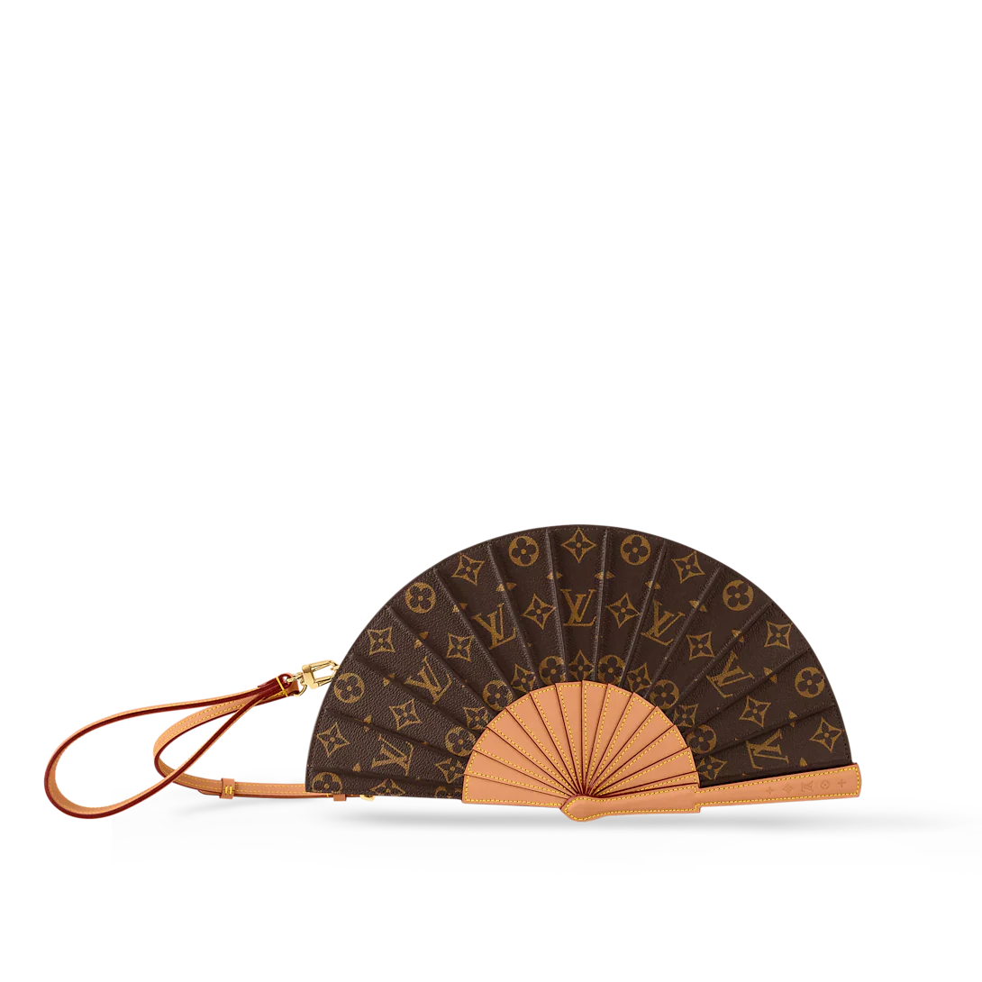 Louis Vuitton LV Fan Crossbody Bag in Brown Monogram Canvas 36 cm