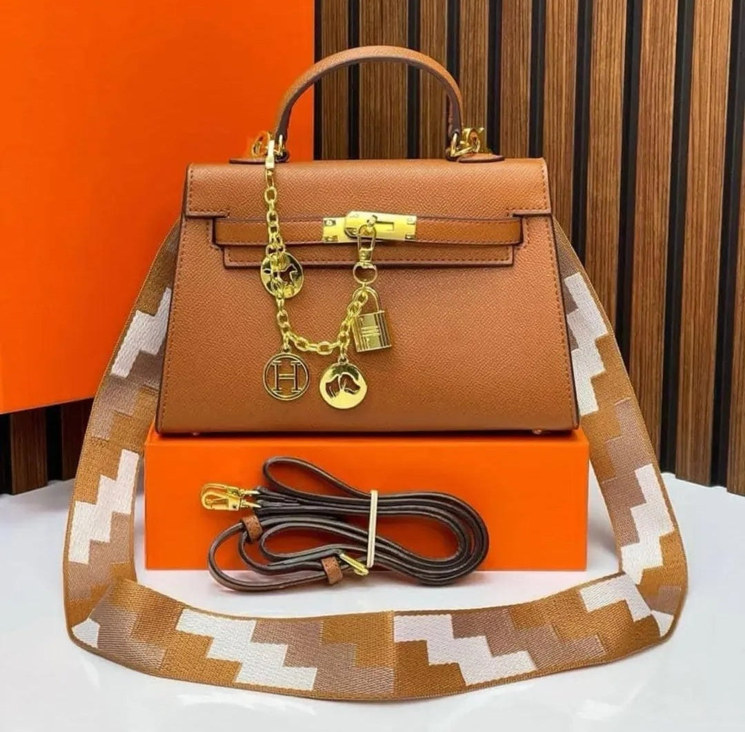 Hermès Kelly 20 Sellier Bag in Cognac  Epsom Leather with Gold Hardware 22 cm