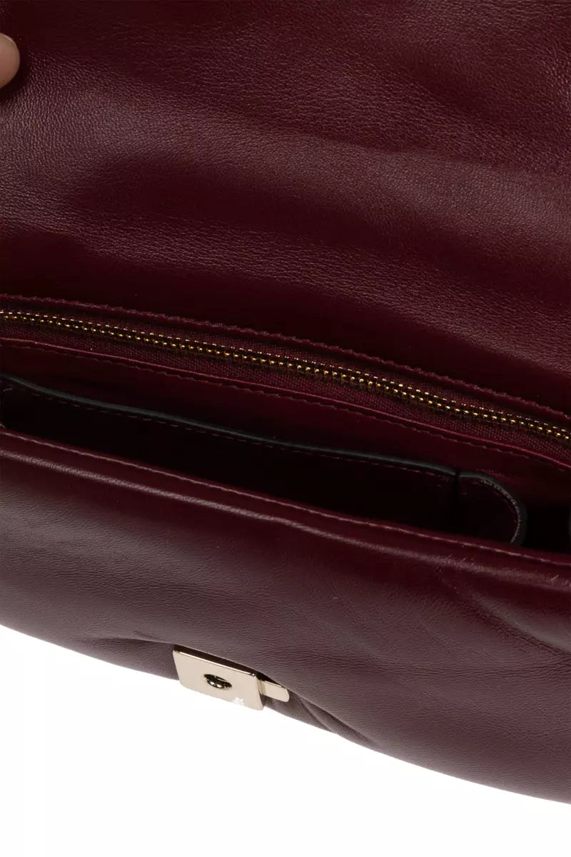 GUCCI Milano GG Small Roso Ancora Puffy Leather Top Handle Bag