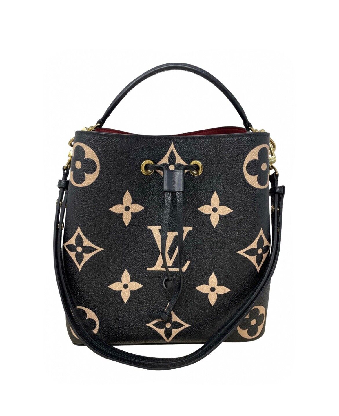 Louis Vuitton NéoNoé Black Monogram Empreinte Leather