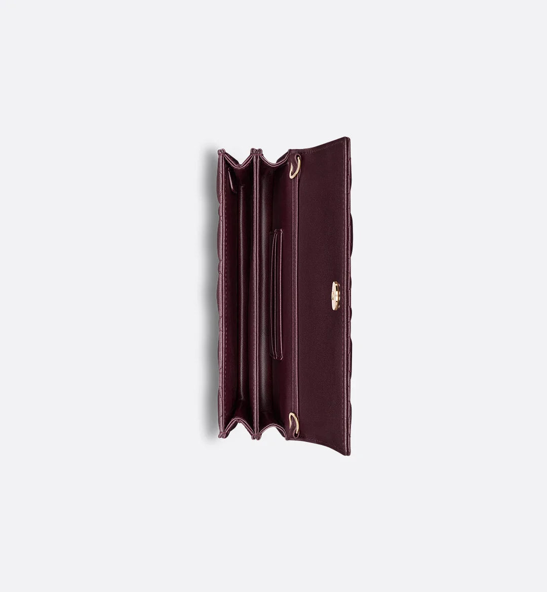 Dior Lady Dior Top Handle Bag in Burgundy Quilted Lambskin with Gold Hardware – 20 cm
