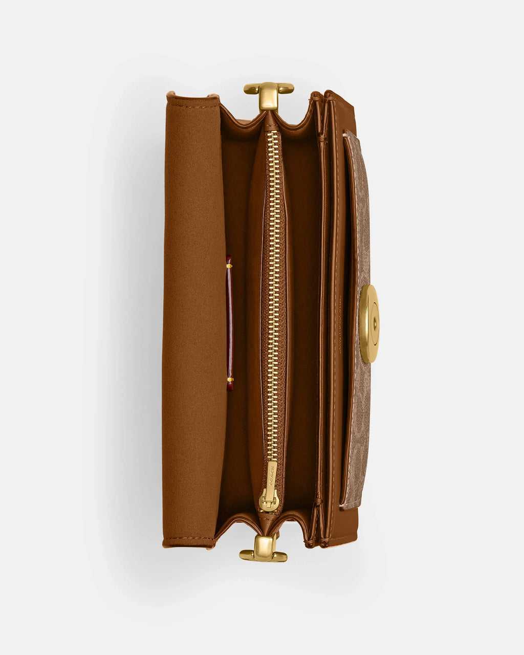 COACH Tabby Shoulder Bag 26 In Signature Canvas Light/Pastel Brown