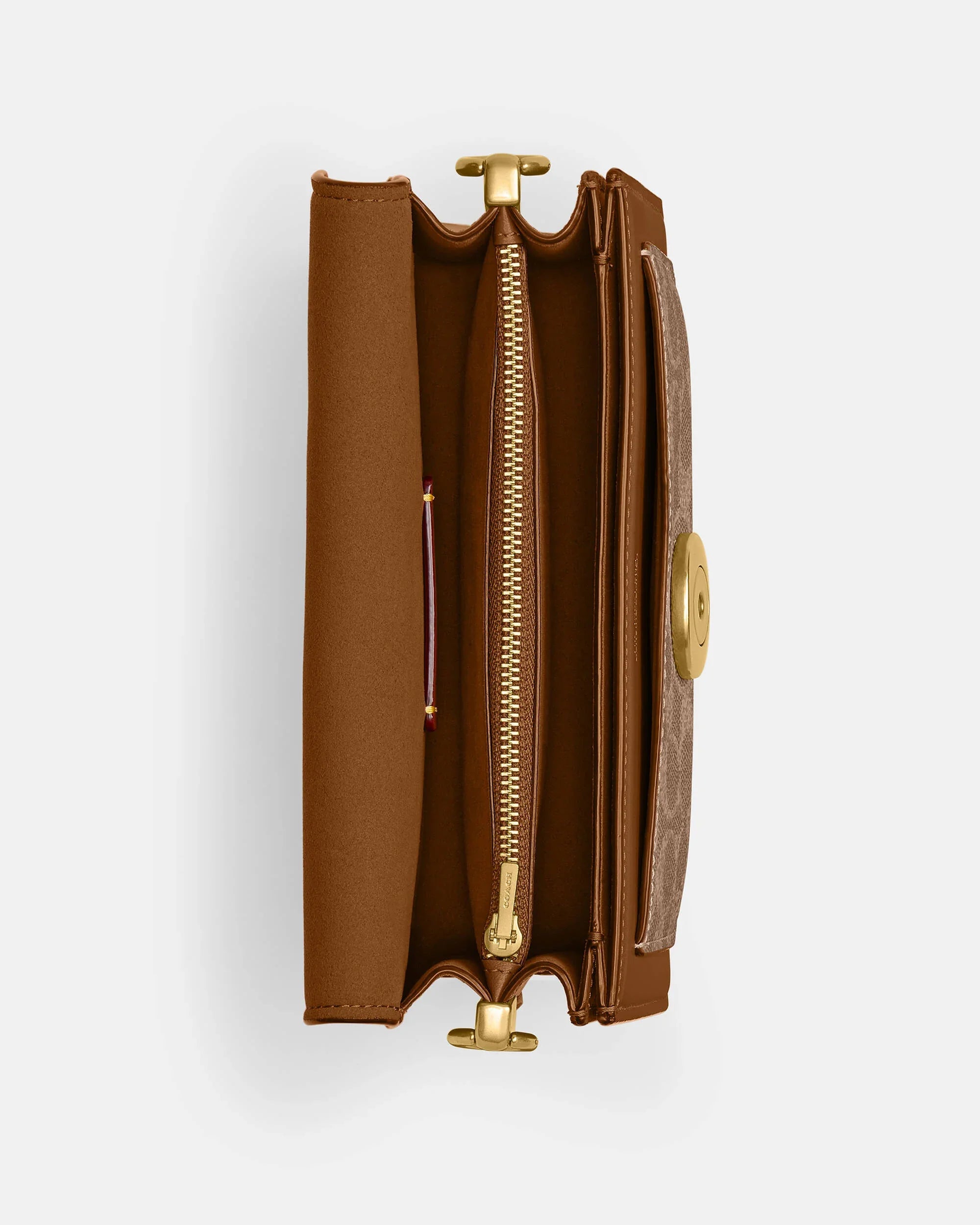 COACH Tabby Shoulder Bag 26 In Signature Canvas Light/Pastel Brown