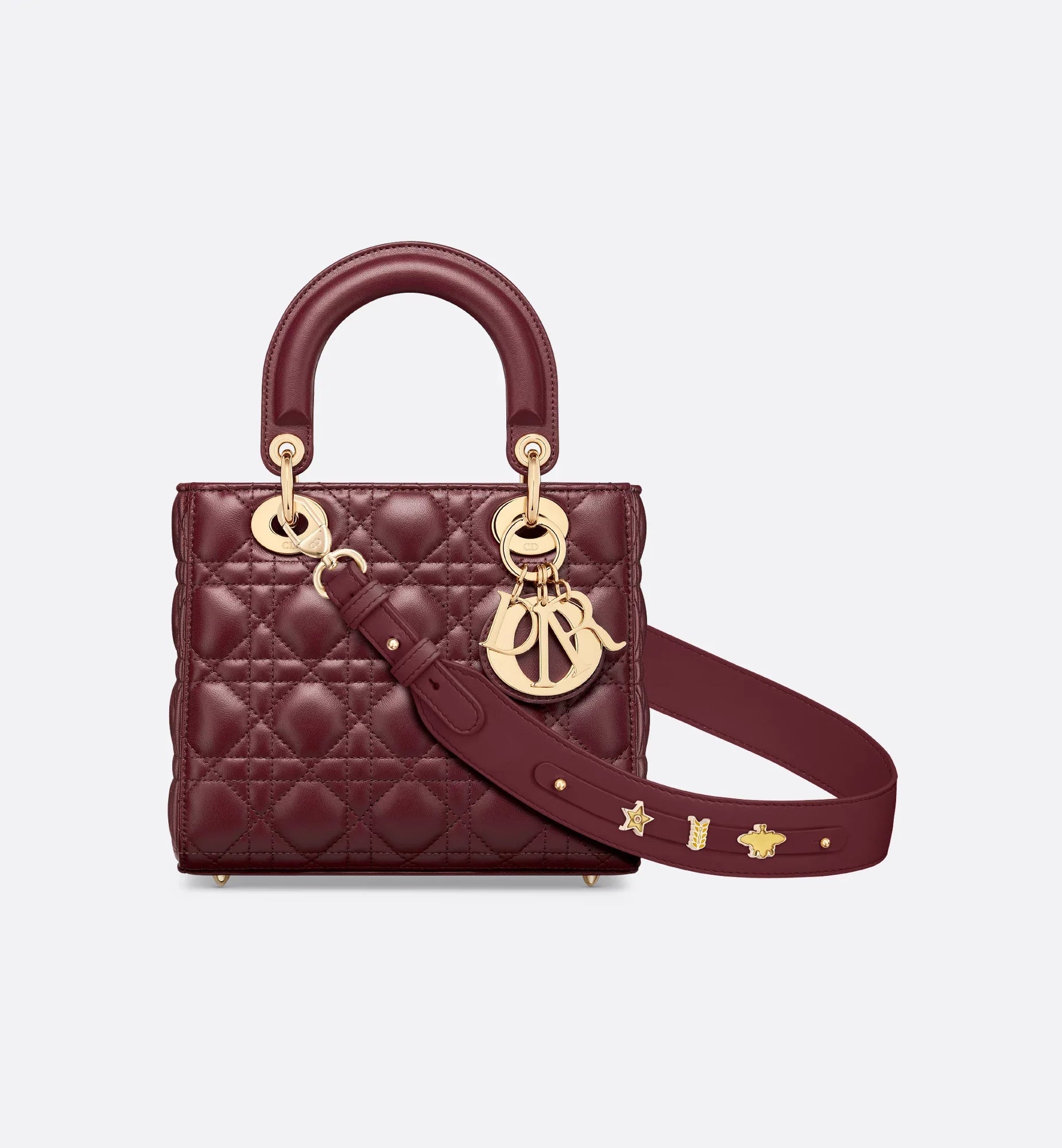 My Lady Dior and I Bag Burgundy Small ماي ليدي ديور اند اي نبيتي