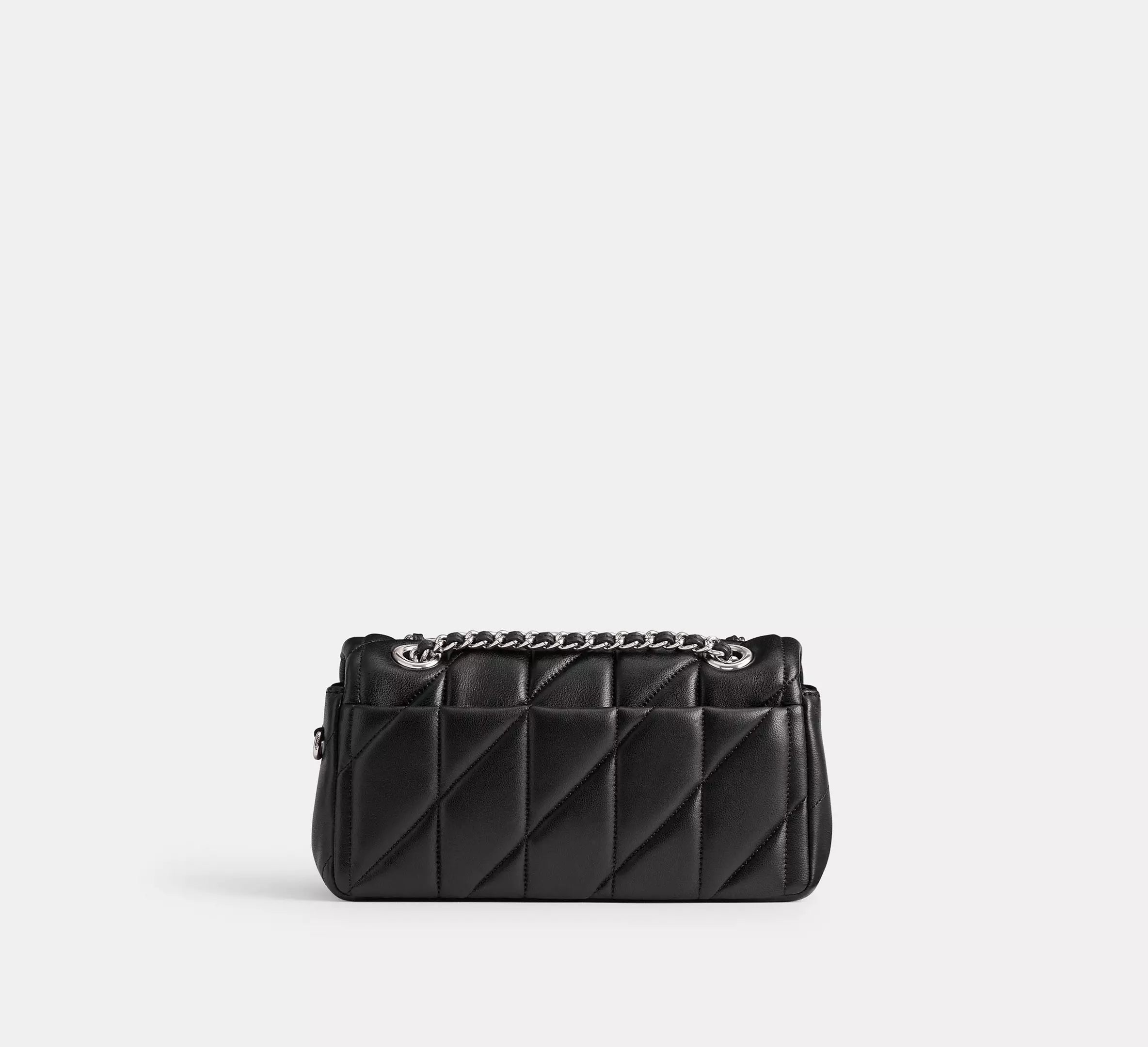 COACH Tabby Shoulder Bag 20 With Pillow Quilting BLACK Argento/Nero