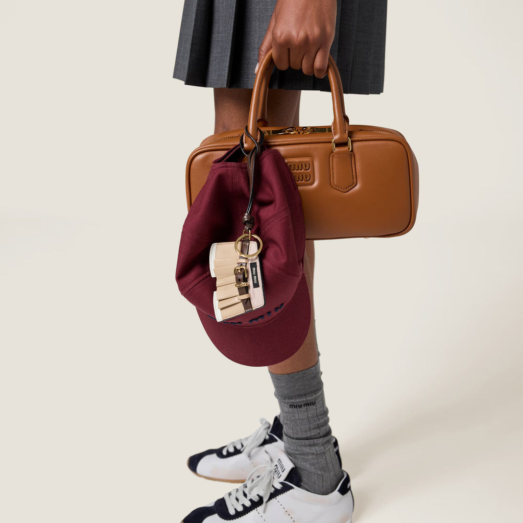 Miu Miu Arcadie leather bag ( Large) Cognac Color