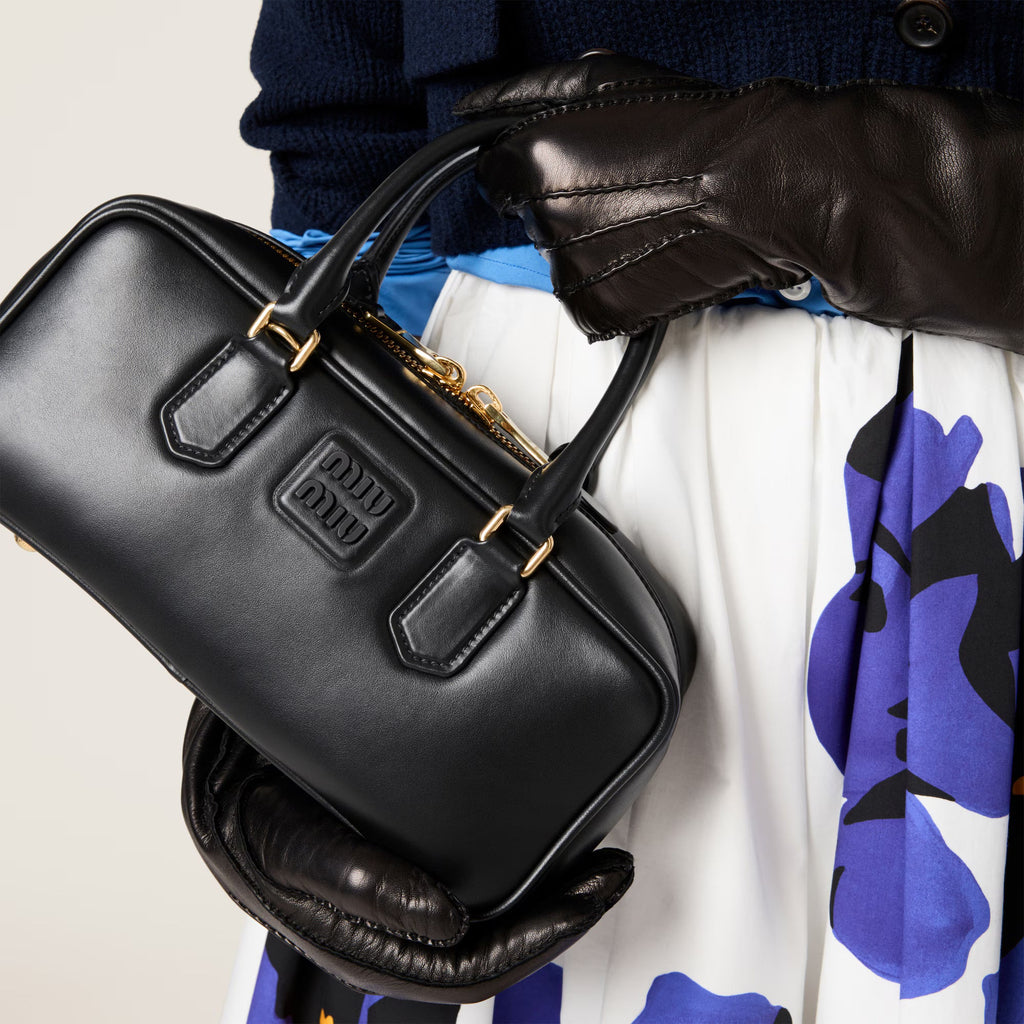 Miu Miu Arcadie leather bag ( Large) Black