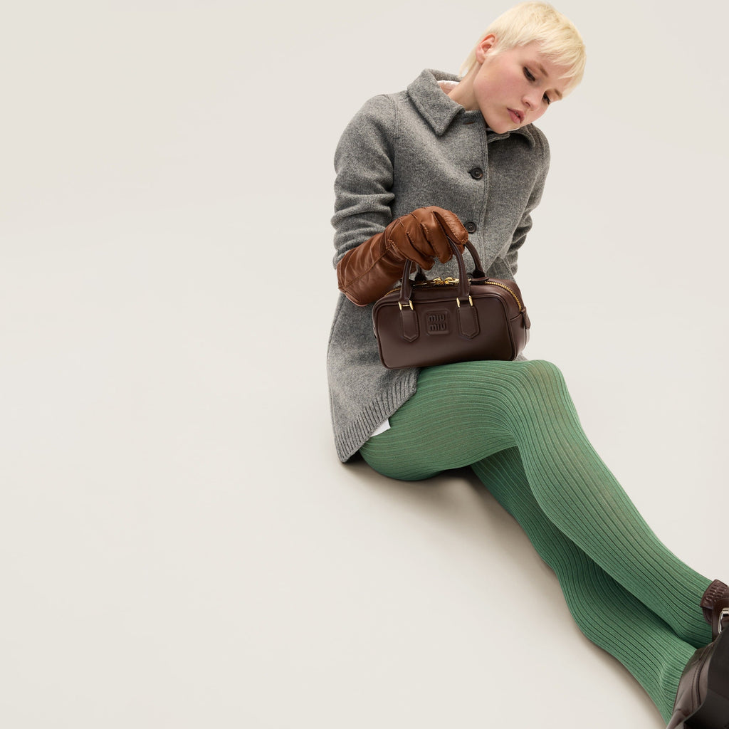 Miu Miu Arcadie leather Briarwood (Regular)