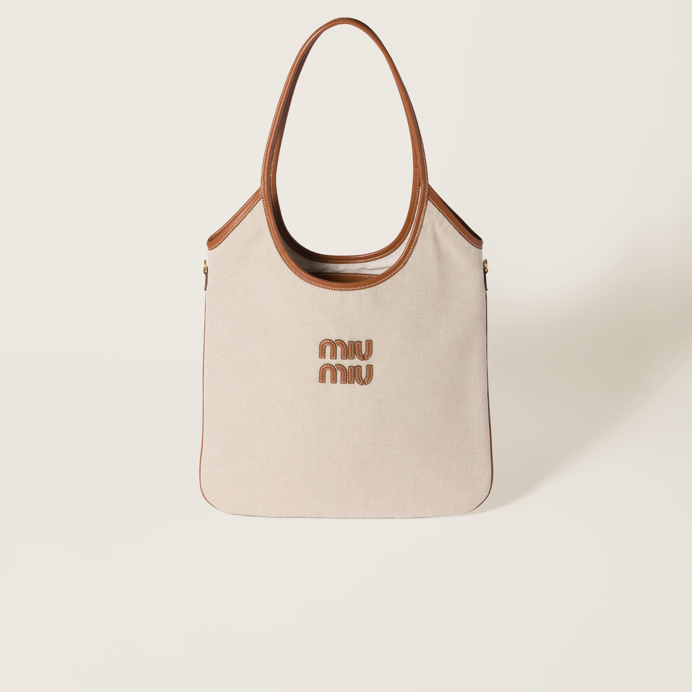 Miu Miu IVY canvas and leather bag (Regular)