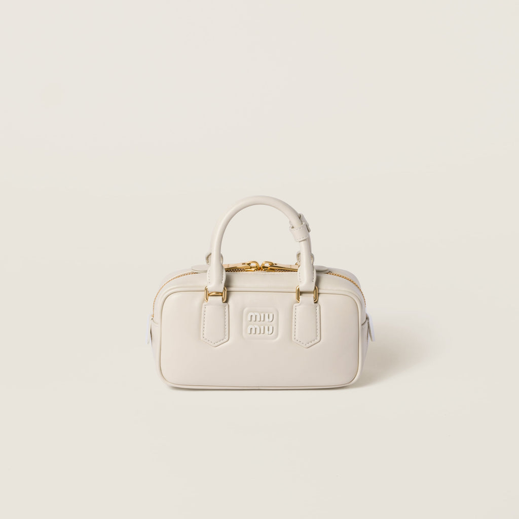 Miu Miu Arcadie leather bag Chalk White (Regular)