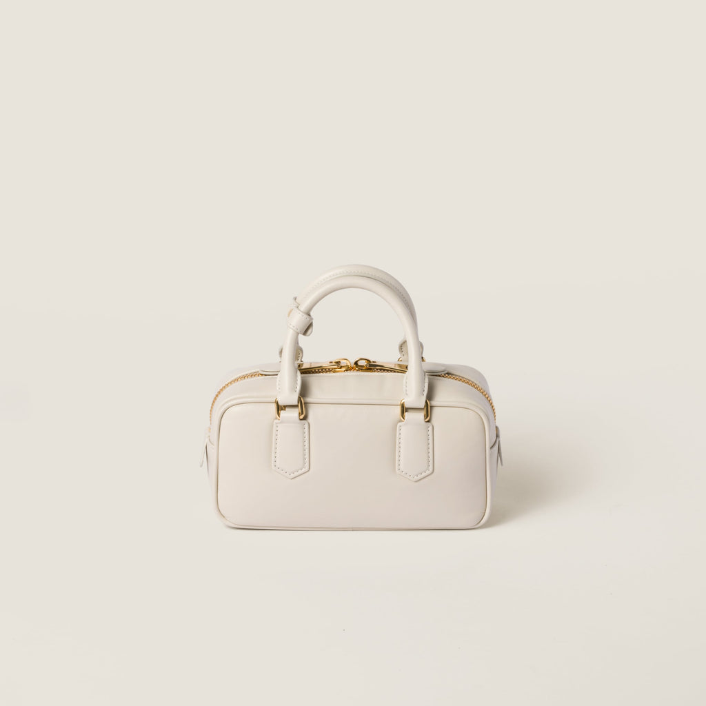 Miu Miu Arcadie leather bag Chalk White (Regular)