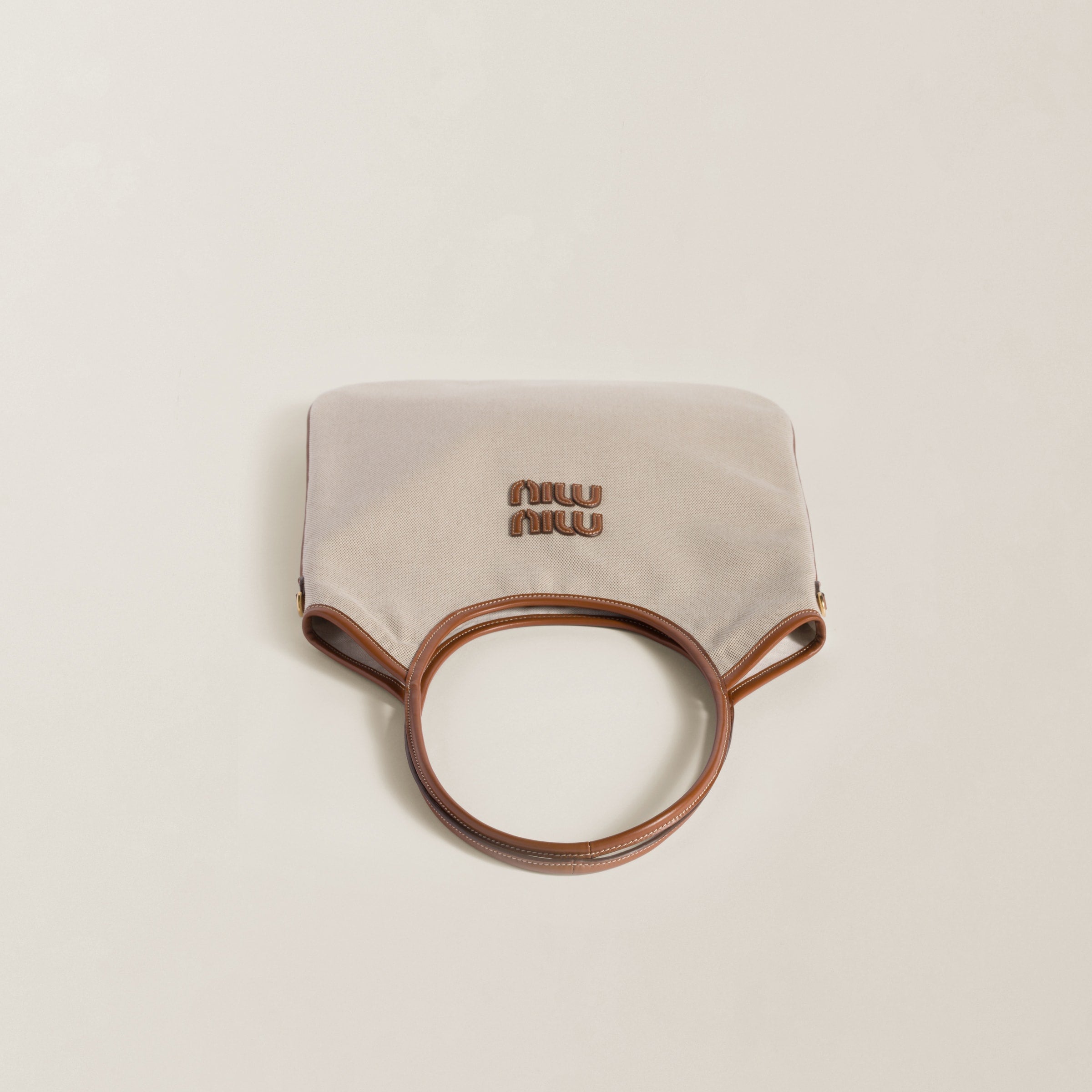 Miu Miu IVY canvas and leather bag (Regular)