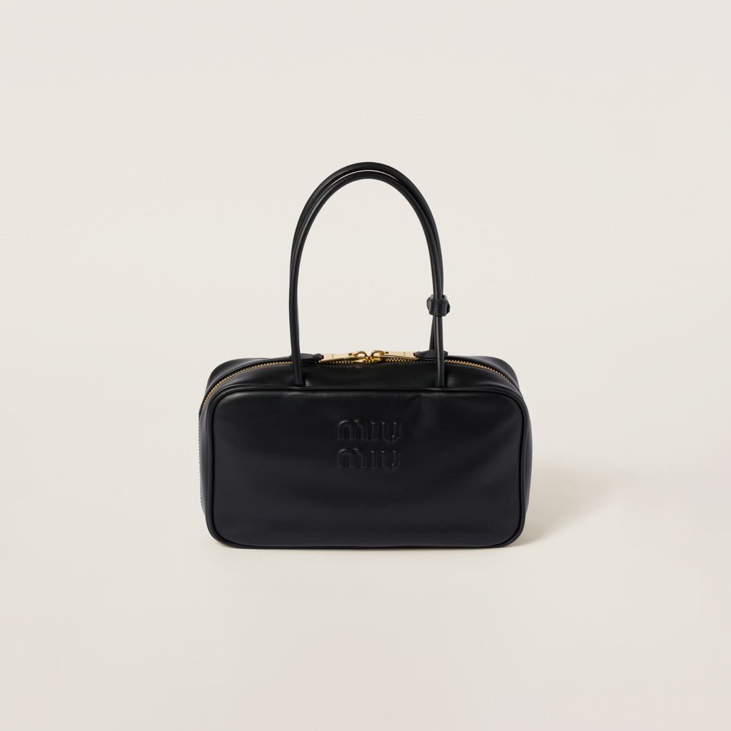 Miu Miu Beau leather top-handle bag Black (Medium)