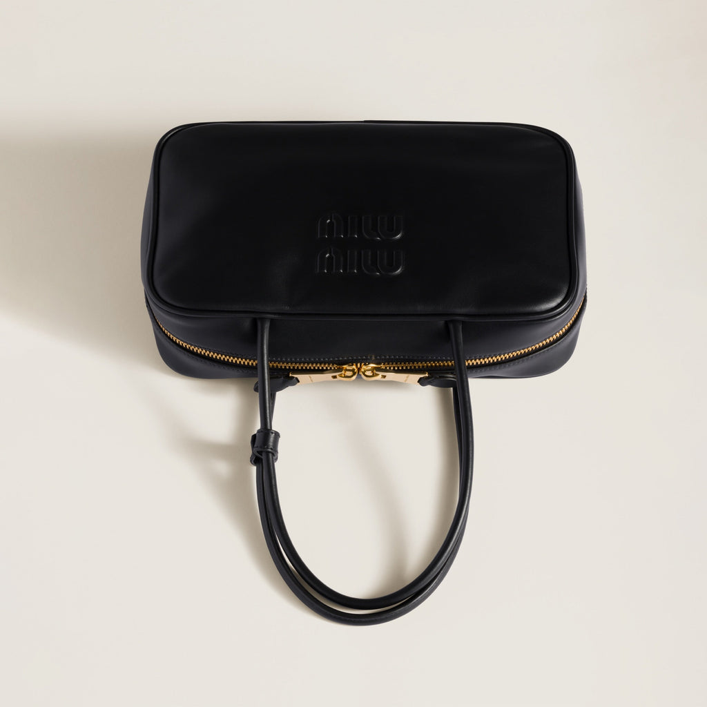 Miu Miu Beau leather top-handle bag Black (Medium)