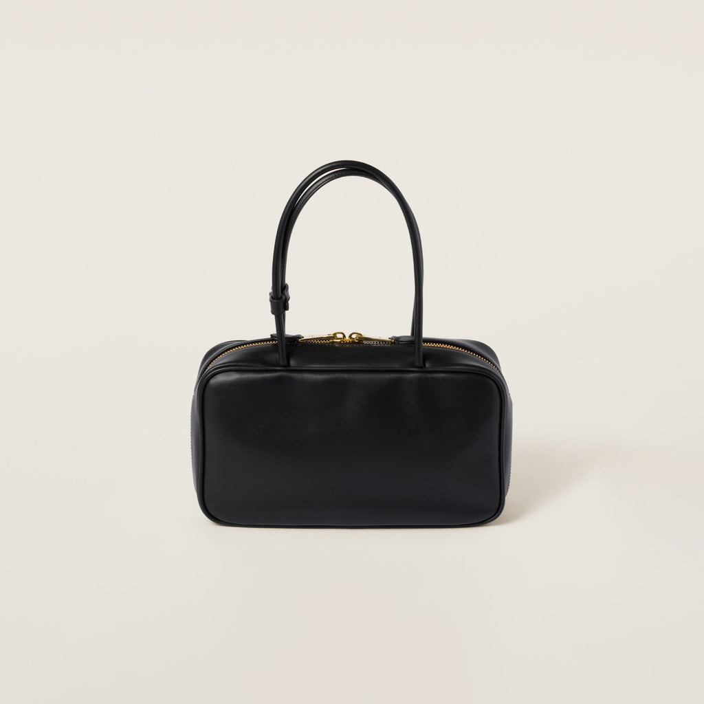Miu Miu Beau leather top-handle bag Black (Medium)