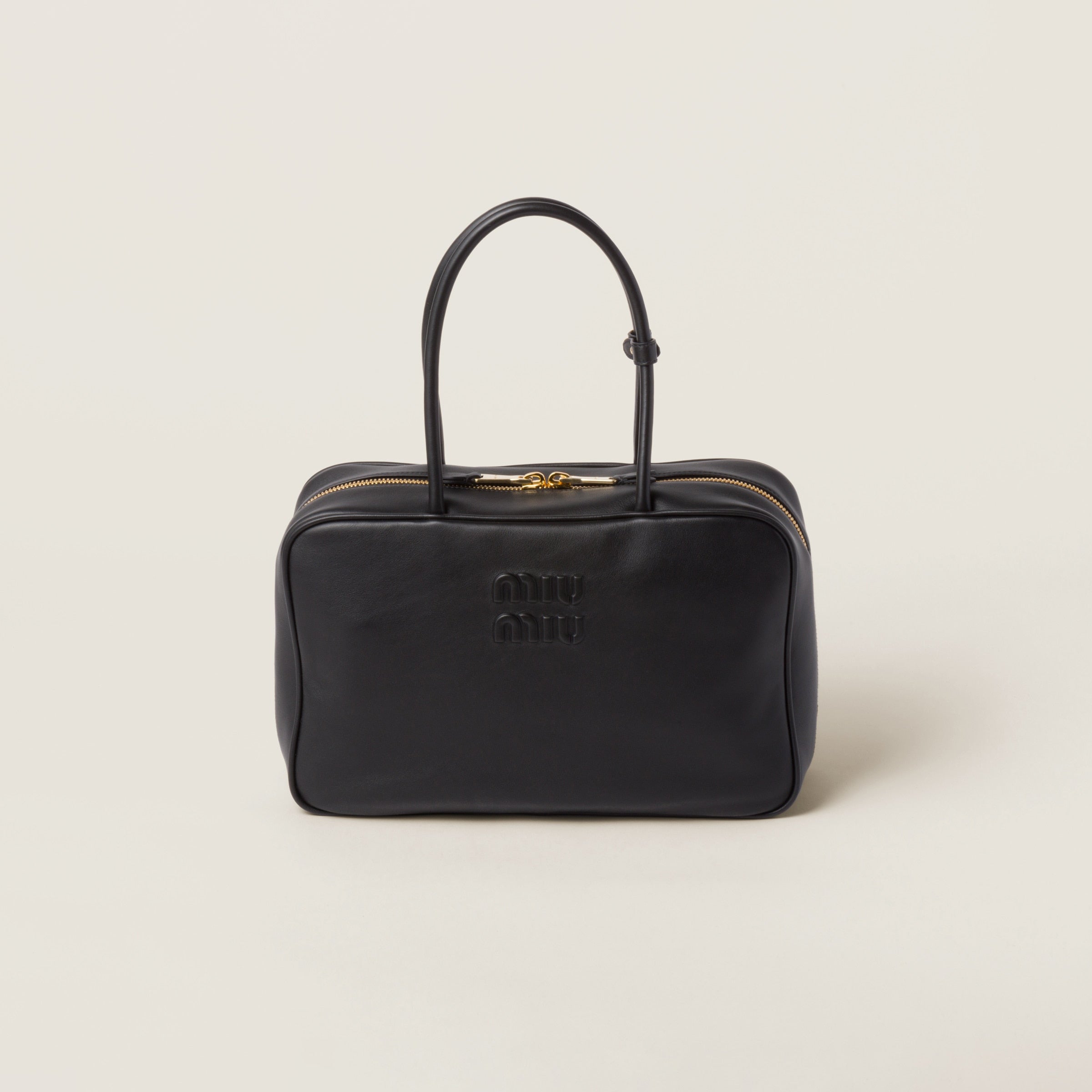 Miu Miu Leather Beau bag Black (Large)