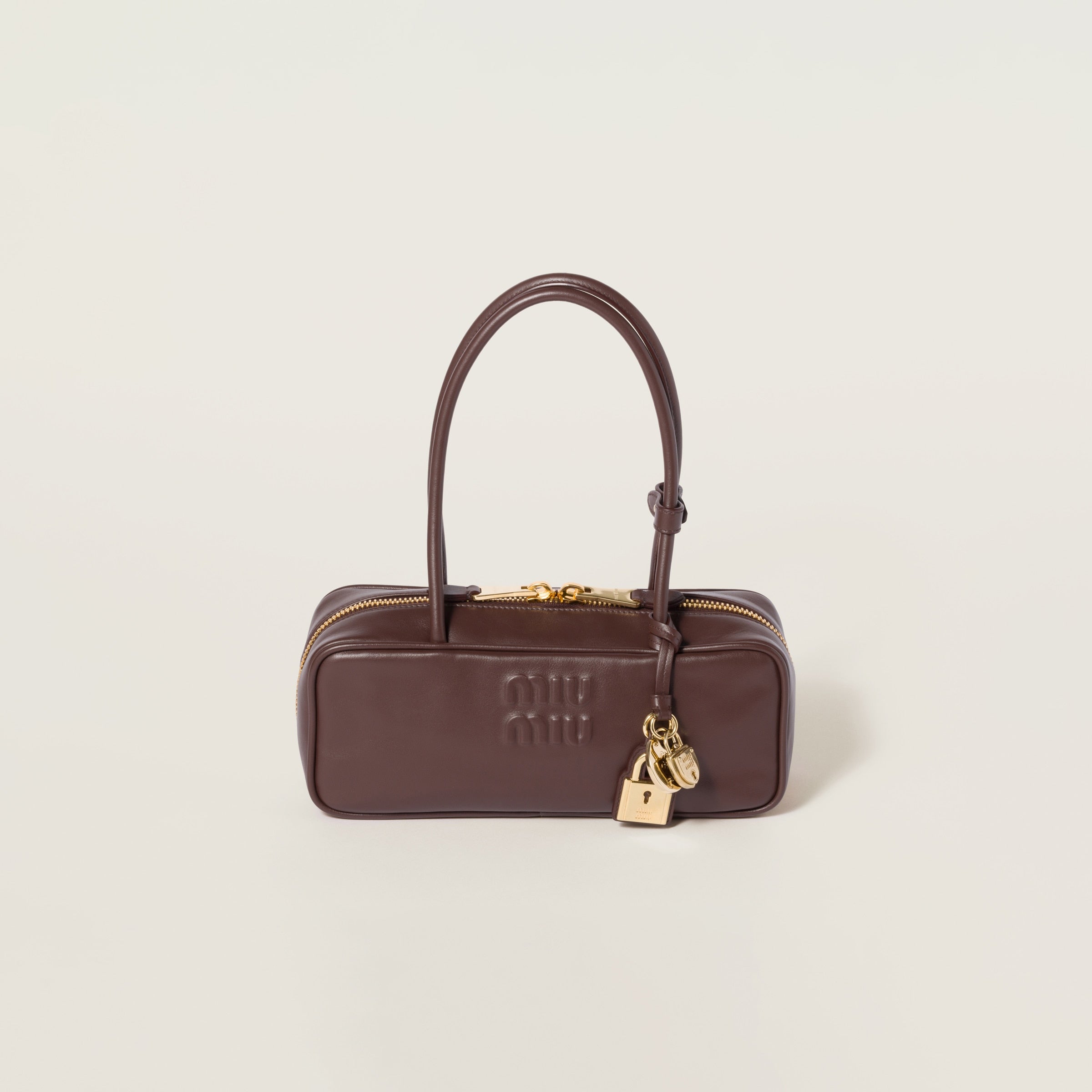 Miu Miu Leather Beau bag Briarwood