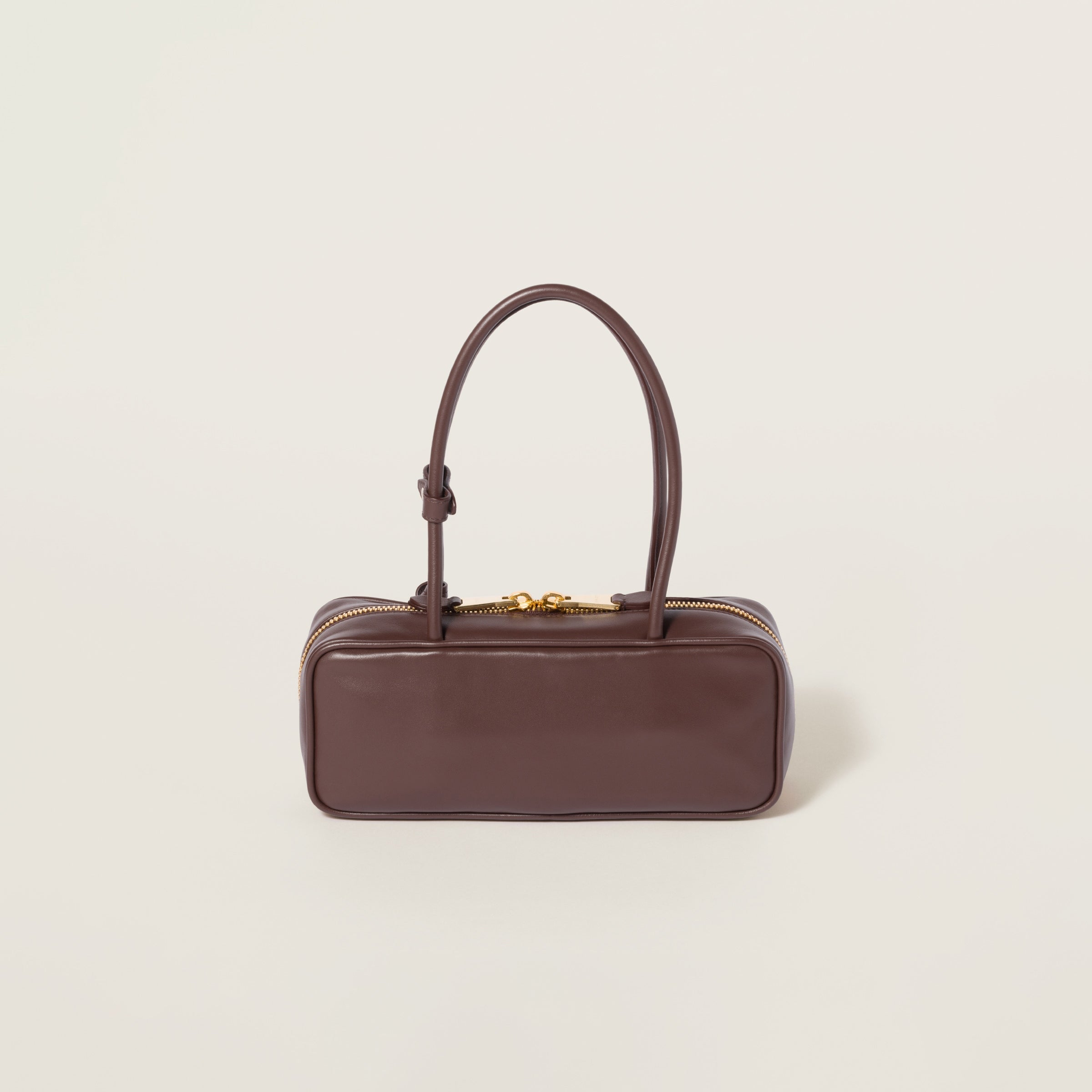 Miu Miu Leather Beau bag Briarwood