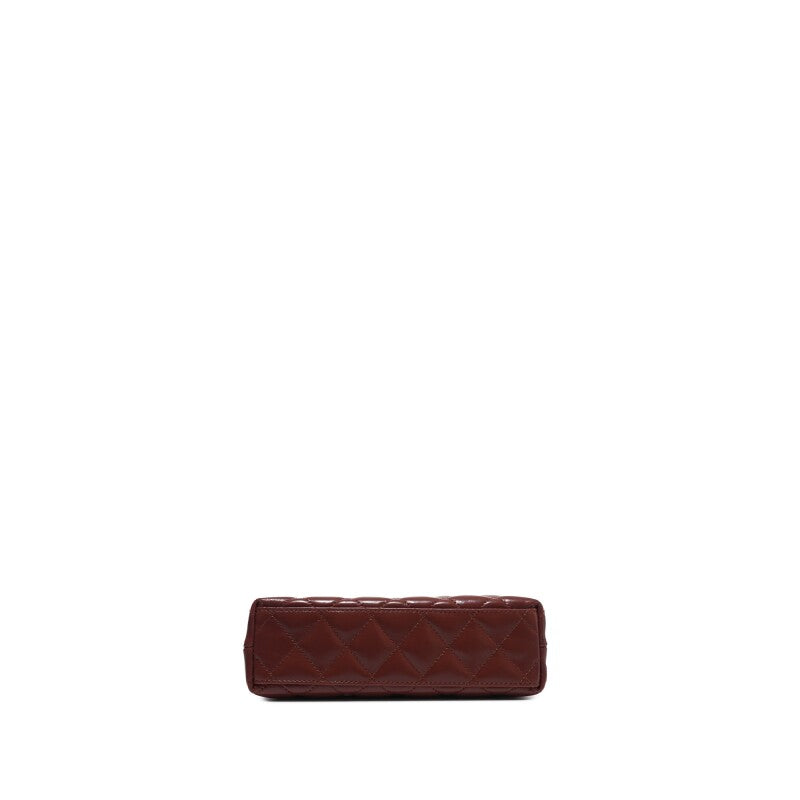 Chanel Mini Kelly Burgundy Quilted Aged Calfskin with Gold Hardware – 18 cm