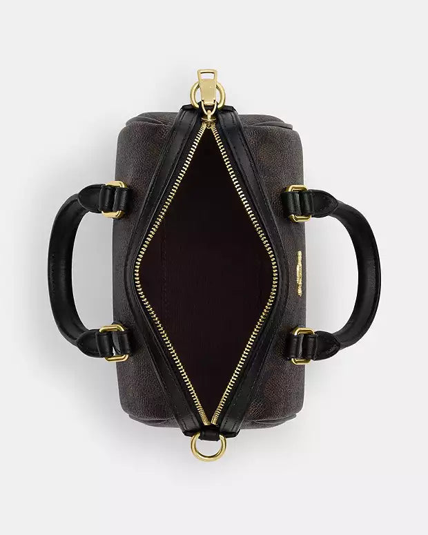 Coach Mini Rowan Crossbody 20 cm Signature Canvas With Cherry Print