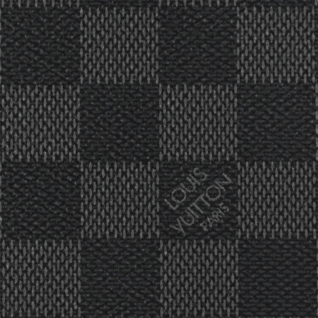 Louis Vuitton Pochette Volga in Damier Graphite Canvas Black & Grey with Black Hardware 27 cm