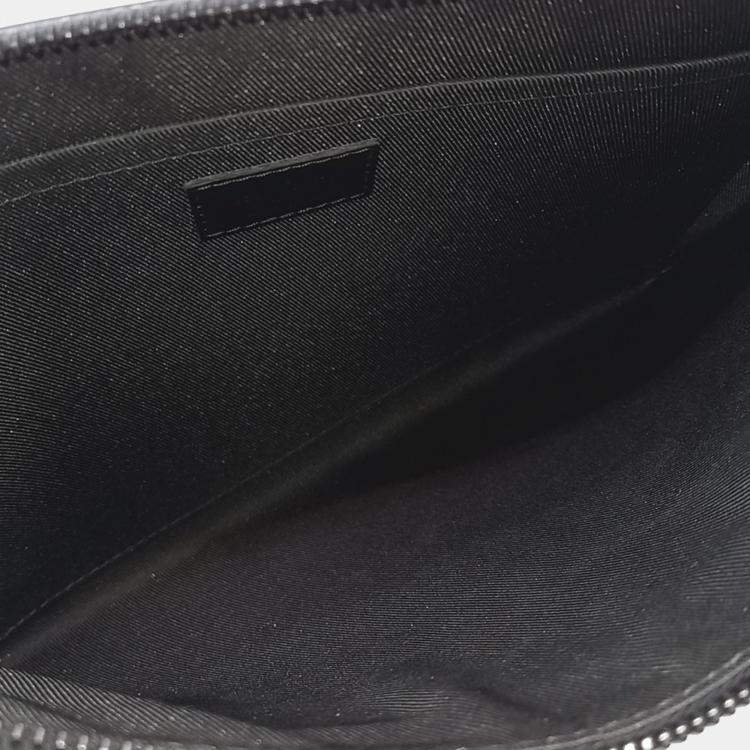 Louis Vuitton Pochette Volga in Brown Monogram Canvas with Black Hardware 27 cm