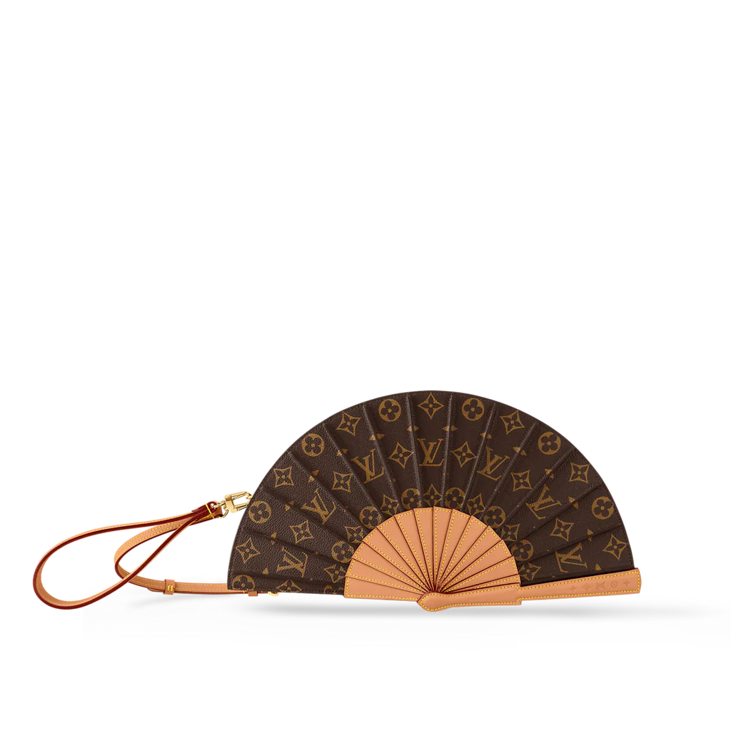 Louis Vuitton LV Fan Crossbody Bag in Brown Monogram Canvas 36 cm