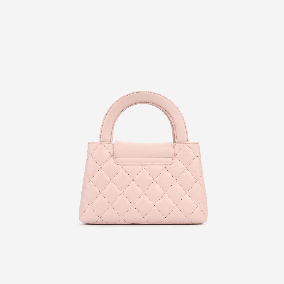Chanel Mini Kelly Pink Quilted Aged Calfskin with Gold Hardware – 18 cm