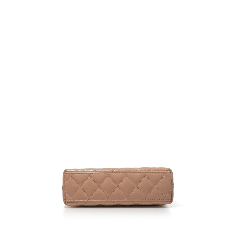 Chanel Mini Kelly Beige Quilted Aged Calfskin with Gold Hardware – 18 cm
