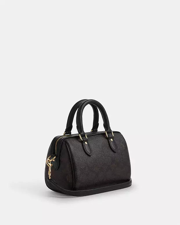Coach Mini Rowan Crossbody 20 cm Signature Canvas With Cherry Print