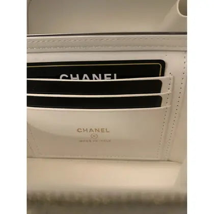 Chanel Vanity Case in Beige Lambskin with Gold Hardware 17 cm