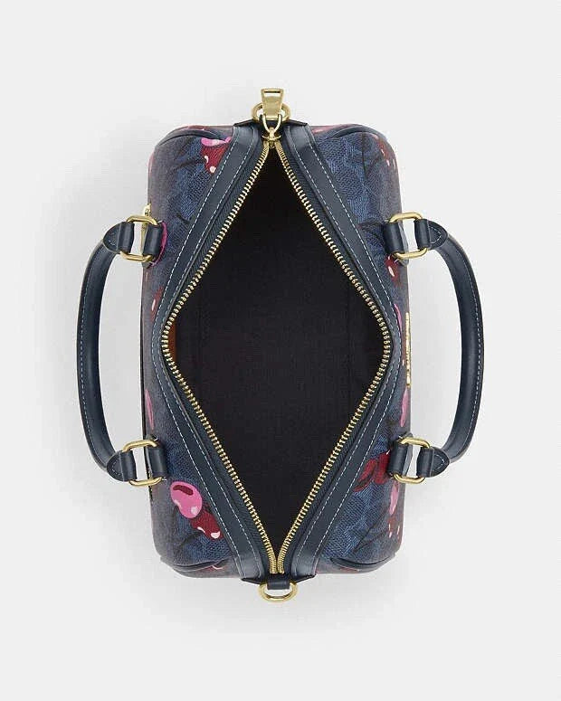 Coach Mini Rowan Crossbody 20 cm Signature Canvas With Cherry Print