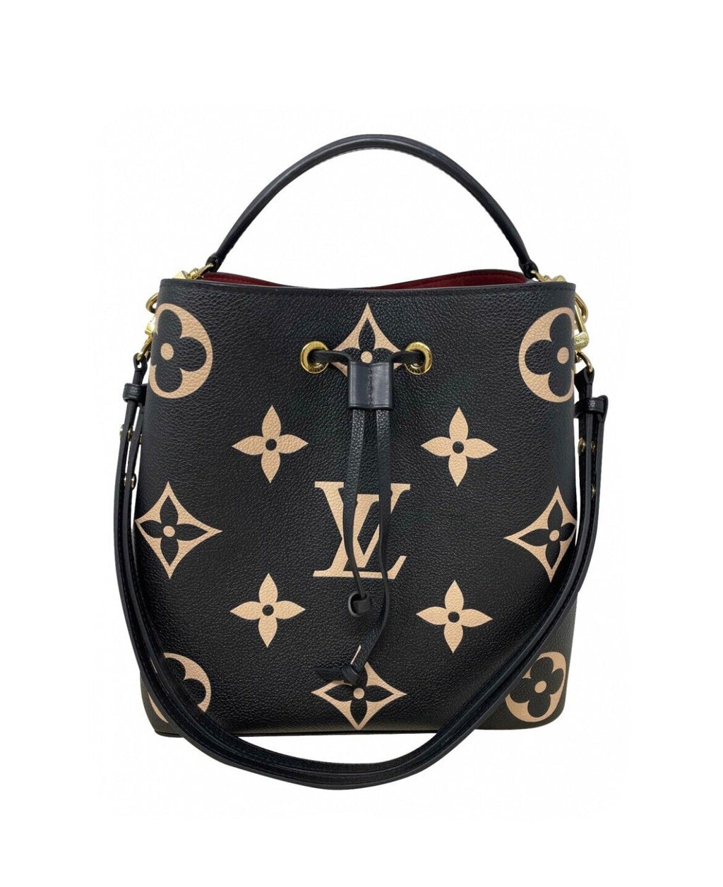 Louis Vuitton NéoNoé Black Monogram Empreinte Leather