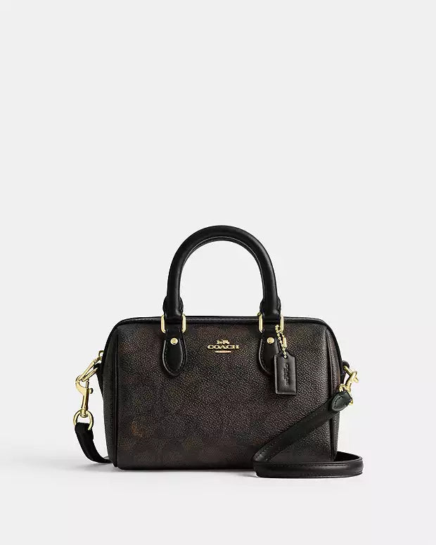 Coach Mini Rowan Crossbody 20 cm Signature Canvas With Cherry Print