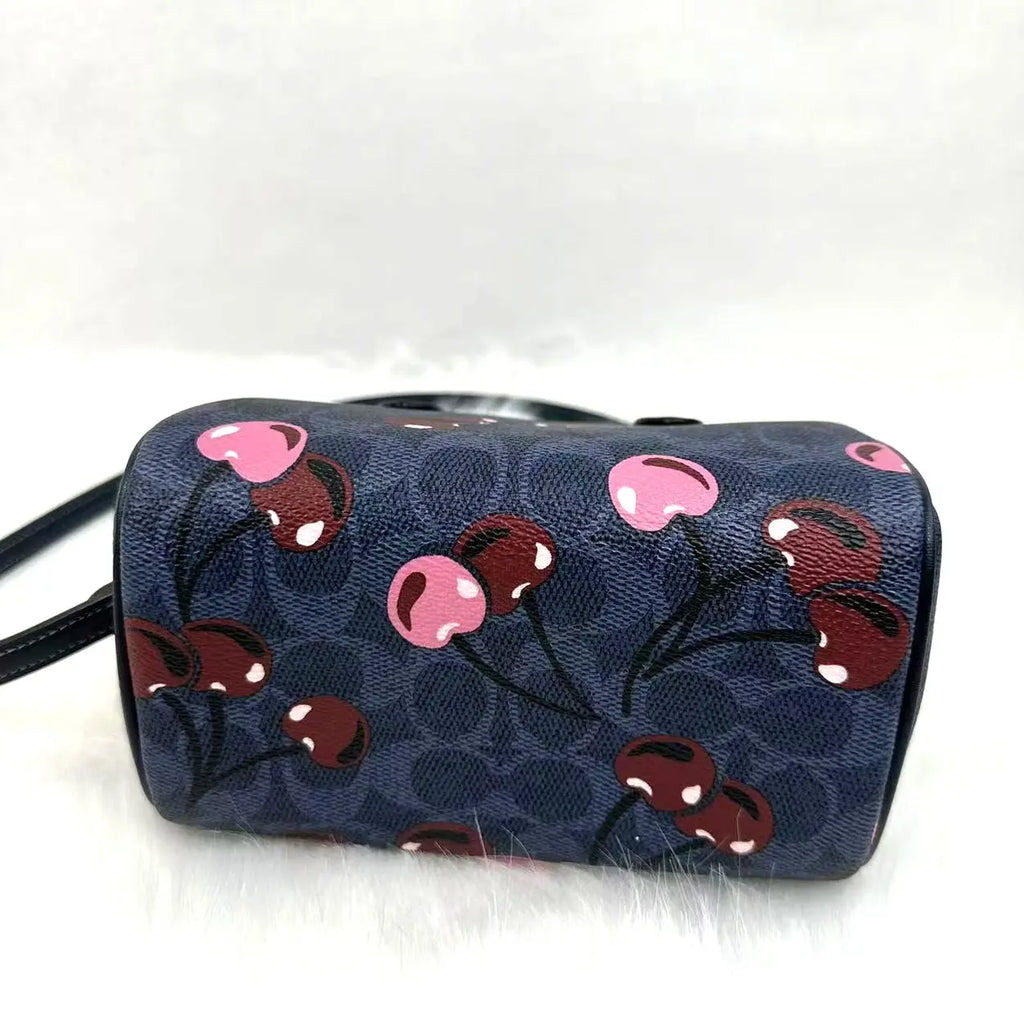 Coach Mini Rowan Crossbody 20 cm Signature Canvas With Cherry Print
