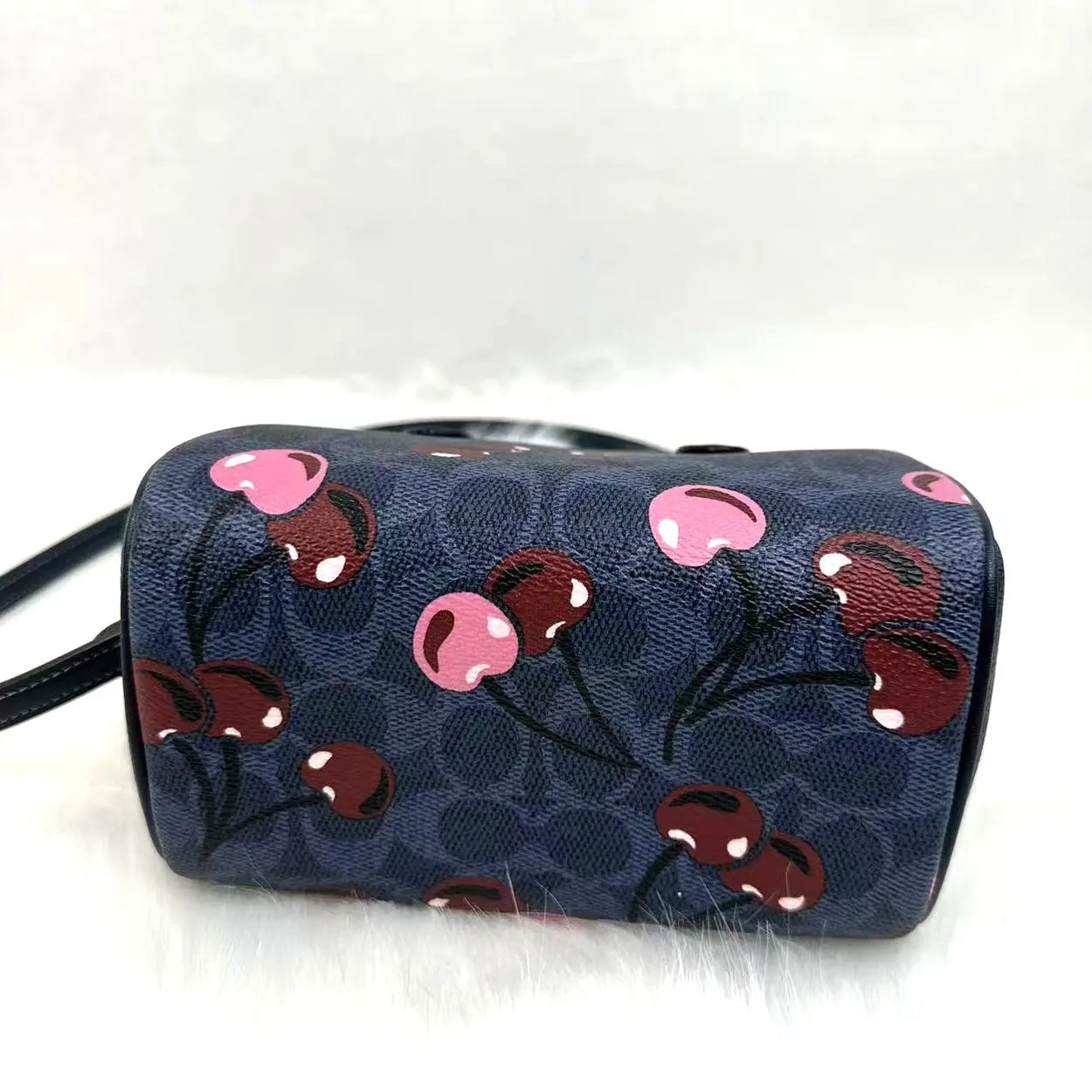 Coach Mini Rowan Crossbody 20 cm Signature Canvas With Cherry Print